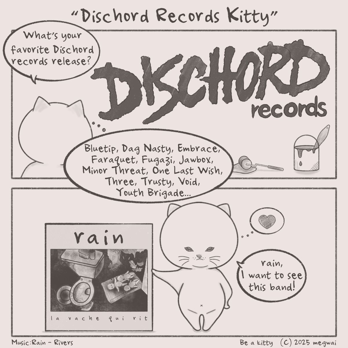 Dischord Records Kitty